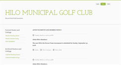 Desktop Screenshot of hilomunicipalgolfclub.org